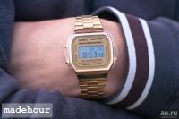 Лот: 13224082. Фото: 3. CASIO A-168WG-9E. Ювелирные изделия, бижутерия, часы