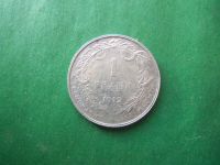 Лот: 18630282. Фото: 3. Бельгия 1 франк 1912 г. Сохран... Коллекционирование, моделизм