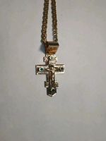 Лот: 12592743. Фото: 3. Золотая цепь.Цепь с крестом золото. Красноярск