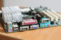 Лот: 539918. Фото: 2. мать 370 на i815 + Celeron600. Комплектующие