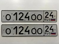 Лот: 25884117. Фото: 2. Гос номер серия ООО. Авто, мото, водный транспорт