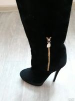 Лот: 17444294. Фото: 2. Замшевые Сапоги Мascotte на высоком... Женская обувь