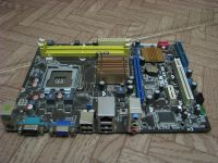 Лот: 17333463. Фото: 2. Материнская плата ASUS P5KPL-AM... Комплектующие