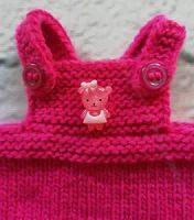 Лот: 25857790. Фото: 2. Вязаная одежда: сарафанчик и шапочка... Игрушки