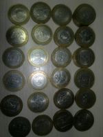 Лот: 2989426. Фото: 4. 50 юбилейных 10-ти рублевых монет. Красноярск