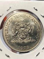 Лот: 19488091. Фото: 2. Тринидад и Тобаго 1 доллар, 1979... Монеты