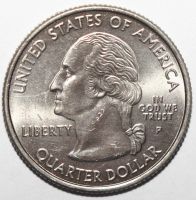 Лот: 9648684. Фото: 2. квотер (25 центов) 2004 год. США... Монеты