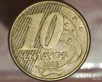 Лот: 9023707. Фото: 2. Экзотика с рубля (5594) Бразилия. Монеты