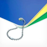 Лот: 21359286. Фото: 4. Шариковая металлическая цепь в... Красноярск