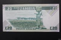 Лот: 13024782. Фото: 2. (83) Замбия 20 квача 1980-1988... Банкноты
