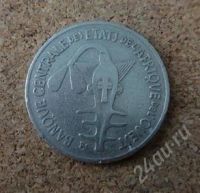 Лот: 1285406. Фото: 2. Монета Валютного Союза Западной... Монеты