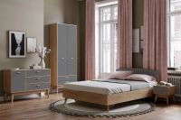 Лот: 24416704. Фото: 2. Шкаф 2-дверный с 2 ящиками SCANDICA... Хранение вещей