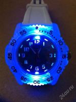 Лот: 2579449. Фото: 3. Оригинальные часы с подсветкой... Ювелирные изделия, бижутерия, часы