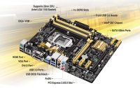 Лот: 7494236. Фото: 2. Asus H87M-E. Комплектующие