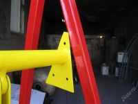 Лот: 927895. Фото: 2. Качели разборные 2-х местные на... Для дачи, дома, огорода, бани, парка