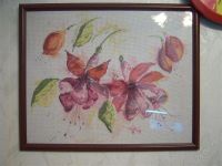 Лот: 923206. Фото: 2. Вышивка крестом: "Акварель Фуксии... Вязание, шитье