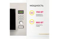 Лот: 23687780. Фото: 3. Микроволновая печь SIMFER MD2714. Бытовая техника