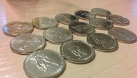 Лот: 5154344. Фото: 2. 5 рублевые монеты к 70 летию победы... Монеты