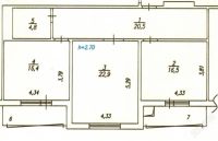 Лот: 1192045. Фото: 2. Продам крупногабаритную 2хкомнатную... Продажа
