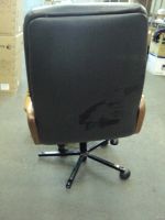 Лот: 12089168. Фото: 3. Кресло офисное кожаное под восстановление... Мебель