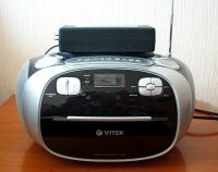 Лот: 20820153. Фото: 2. Переносной музыкальный центр VITEK. Аудиотехника