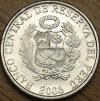 Лот: 16727250. Фото: 2. 1 сентимо 2008г. Перу. Монеты