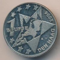 Лот: 10135187. Фото: 2. Нидерланды 2004 монетовидный жетон... Значки, медали, жетоны
