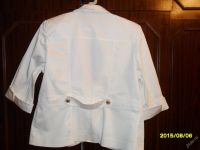 Лот: 7053561. Фото: 2. Шикарный белоснежный пиджак. Размер... Женская одежда