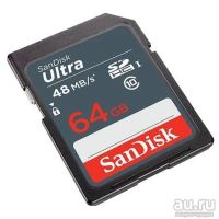 Лот: 7078126. Фото: 2. Карта памяти SDXC 64Gb Sandisk... Носители информации