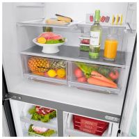 Лот: 22165117. Фото: 4. Холодильник LG GC-Q22FTBKL Door-in-Door... Красноярск