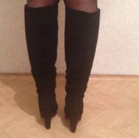 Лот: 3349386. Фото: 4. Сапоги женские. Зима. Замша. Размер... Красноярск