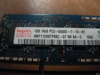 Лот: 13771755. Фото: 2. SO DDR3 1GB Hynix PC8500. Память... Комплектующие