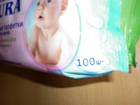 Лот: 4333670. Фото: 2. влажные салфетки 100шт,без спирта... Кормление и уход, гигиена