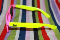 Лот: 4011857. Фото: 2. Очки Ray Ban Розово-желтый с зеркальными... Аксессуары