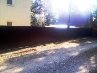 Лот: 9217638. Фото: 5. Забор, Забор из профлиста, Установка...