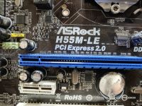 Лот: 20501334. Фото: 2. Мат. плата ASRock H55M-LE/LGA1156... Комплектующие
