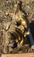 Лот: 15038394. Фото: 7. бронзовая статуэтка Жёлтый император...