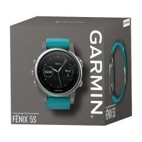 Лот: 12724418. Фото: 3. Garmin Fenix 5S Silver/Turquoise... Ювелирные изделия, бижутерия, часы