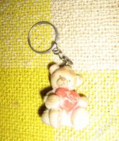 Лот: 23603. Фото: 2. Потертый брелок-медвед с сердечком