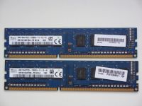 Лот: 11066476. Фото: 2. 8Gb (2 x 4Gb) SK Hynix 1Rx8 PC3-12800... Комплектующие