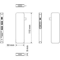 Лот: 21438958. Фото: 14. USB-хаб Hyper HyperDrive SOLO...