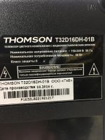 Лот: 10161062. Фото: 3. Плата телевизора Thomson T32D16DH-01B. Красноярск