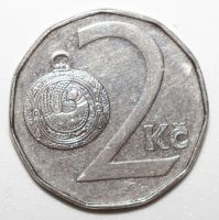 Лот: 8933310. Фото: 2. 2 кроны 1993 год. Чехия. Монеты