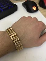 Лот: 15431087. Фото: 2. браслет золото. Ювелирные изделия, бижутерия, часы