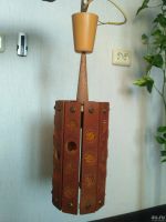Лот: 15762310. Фото: 2. Потолочный светильник, дерево... Освещение