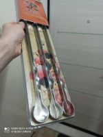 Лот: 17659635. Фото: 2. Шампуры "Уголек", длина 45 см... Для дачи, дома, огорода, бани, парка