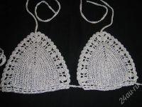 Лот: 468430. Фото: 2. Серебрянный вязаный купальник. Женская одежда