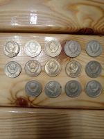 Лот: 25802063. Фото: 2. 15 копеек. 14 шт одним лотом!. Монеты