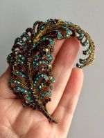 Лот: 17164508. Фото: 2. Брошь Перо. .. Ювелирные изделия, бижутерия, часы