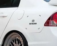 Лот: 15507150. Фото: 2. Наклейка виниловая "Инстаграм... Оснащение, оборудование, аксессуары
